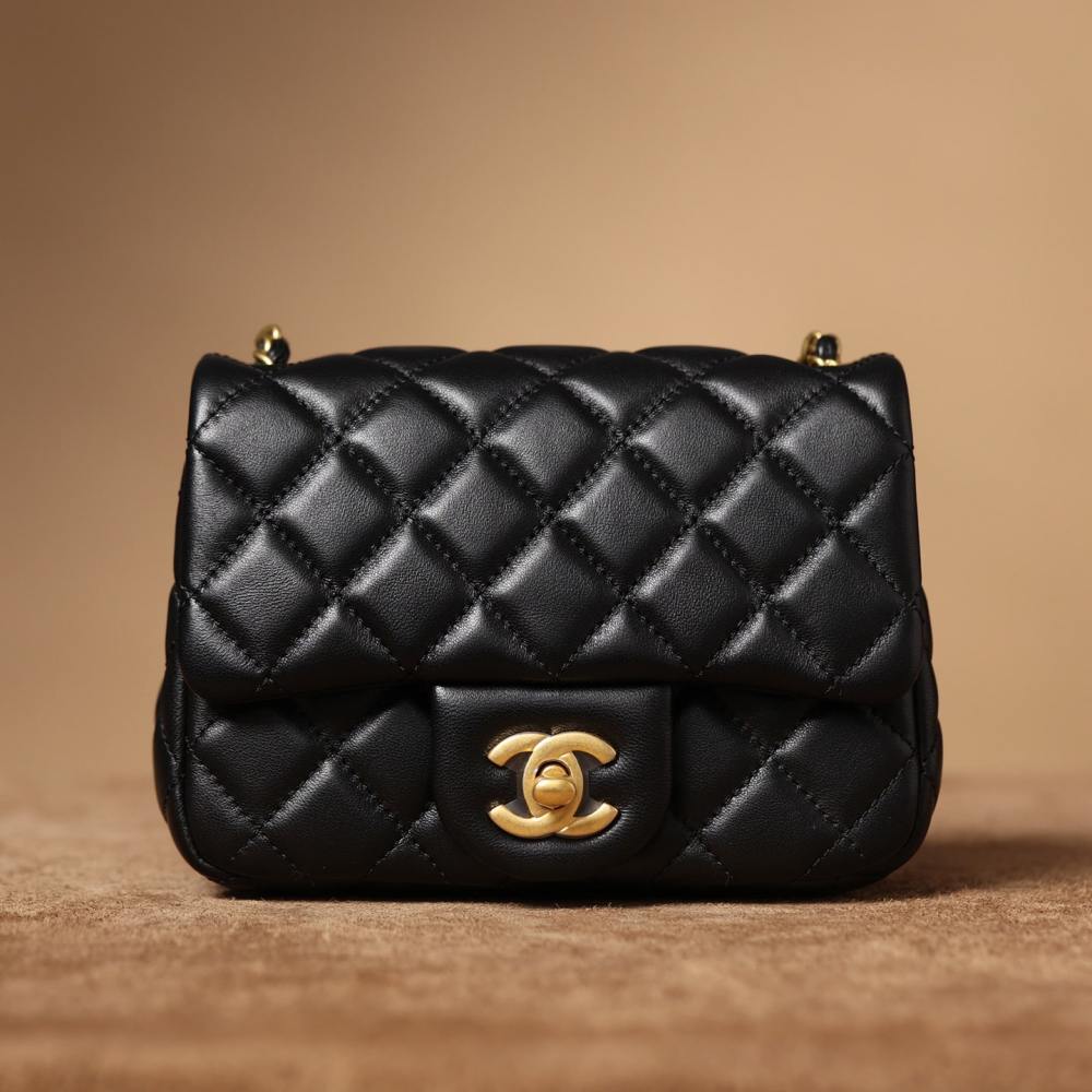 高仿Chanel*CF系列金球方胖子小羊皮XS免檢版