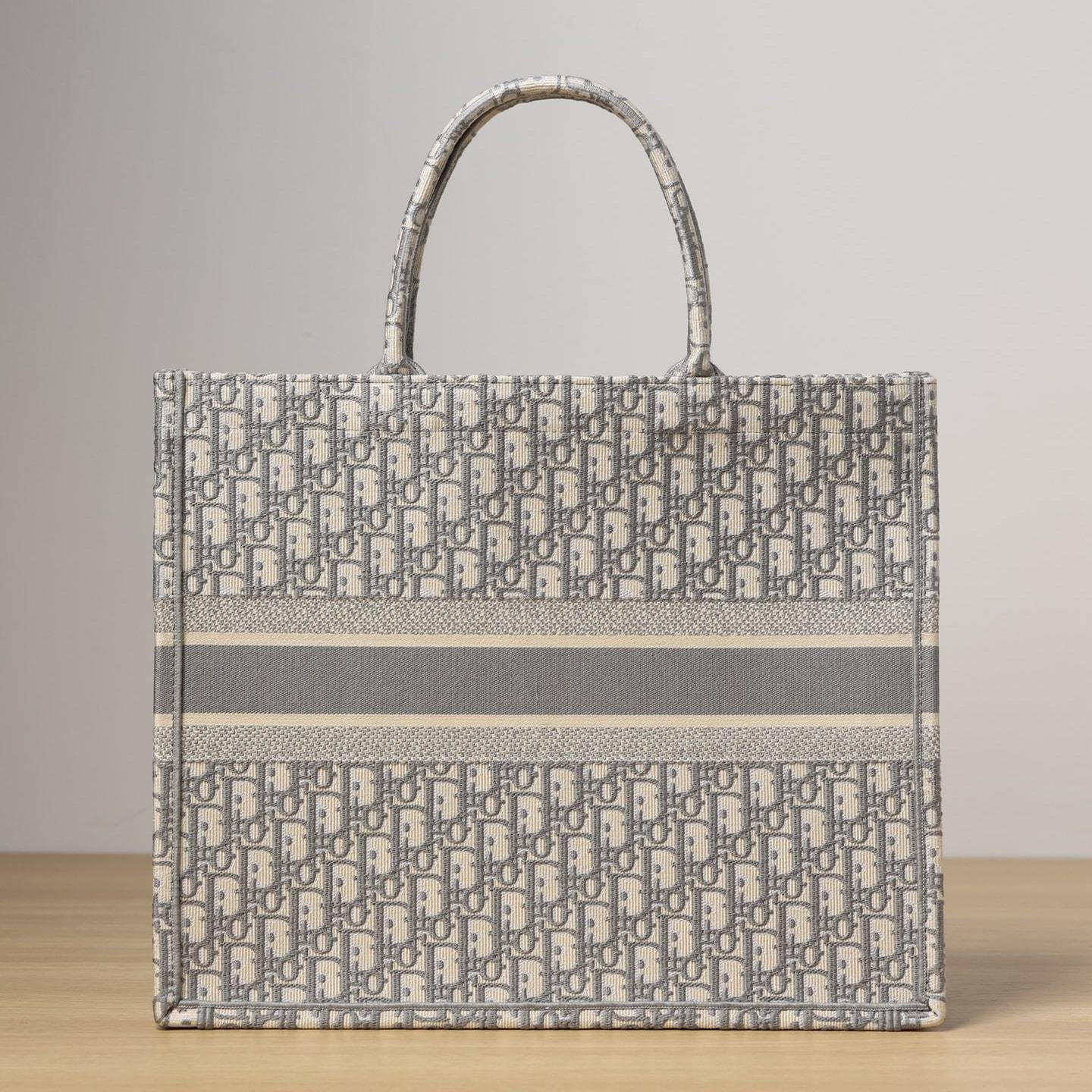 高仿Dior*BookTote系列Oblique印花灰色L免檢版