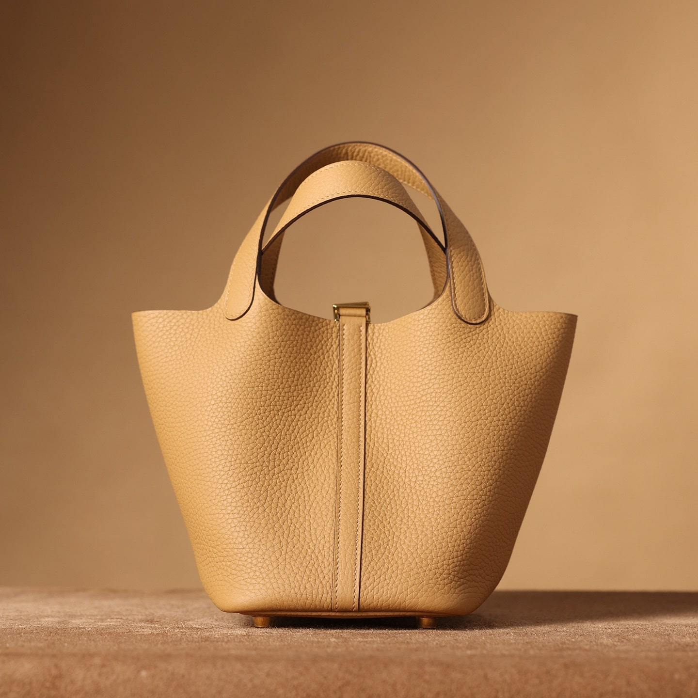 高仿Hermes*PicotinLock18餅乾色金扣免檢版