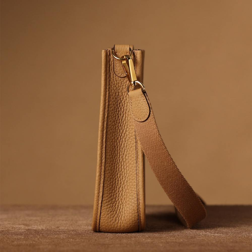 高仿Hermes*Evelyne16餅乾色銀扣