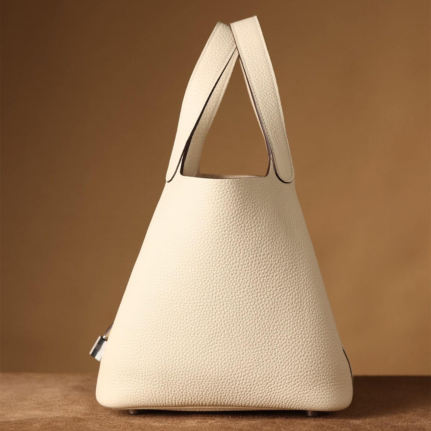 高仿Hermes*PicotinLock22奶昔白金扣免檢版