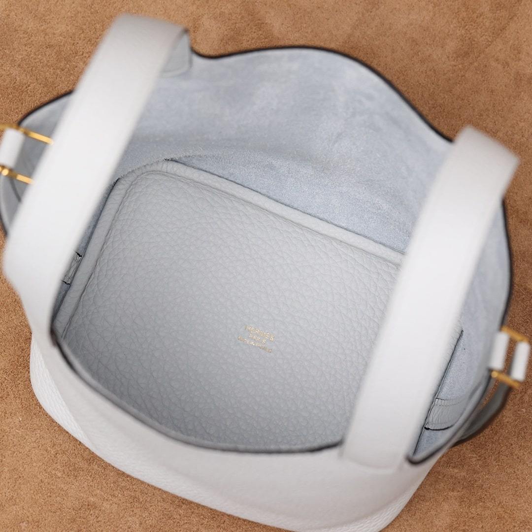 高仿Hermes*PicotinLock18聖杯藍金扣免檢版