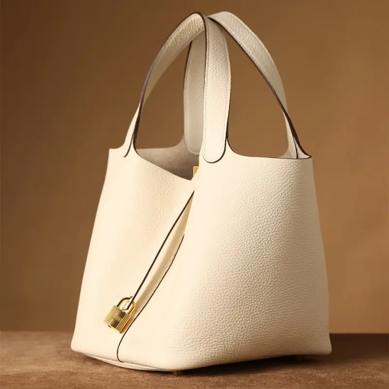 高仿Hermes*PicotinLock22奶昔白金扣免檢版