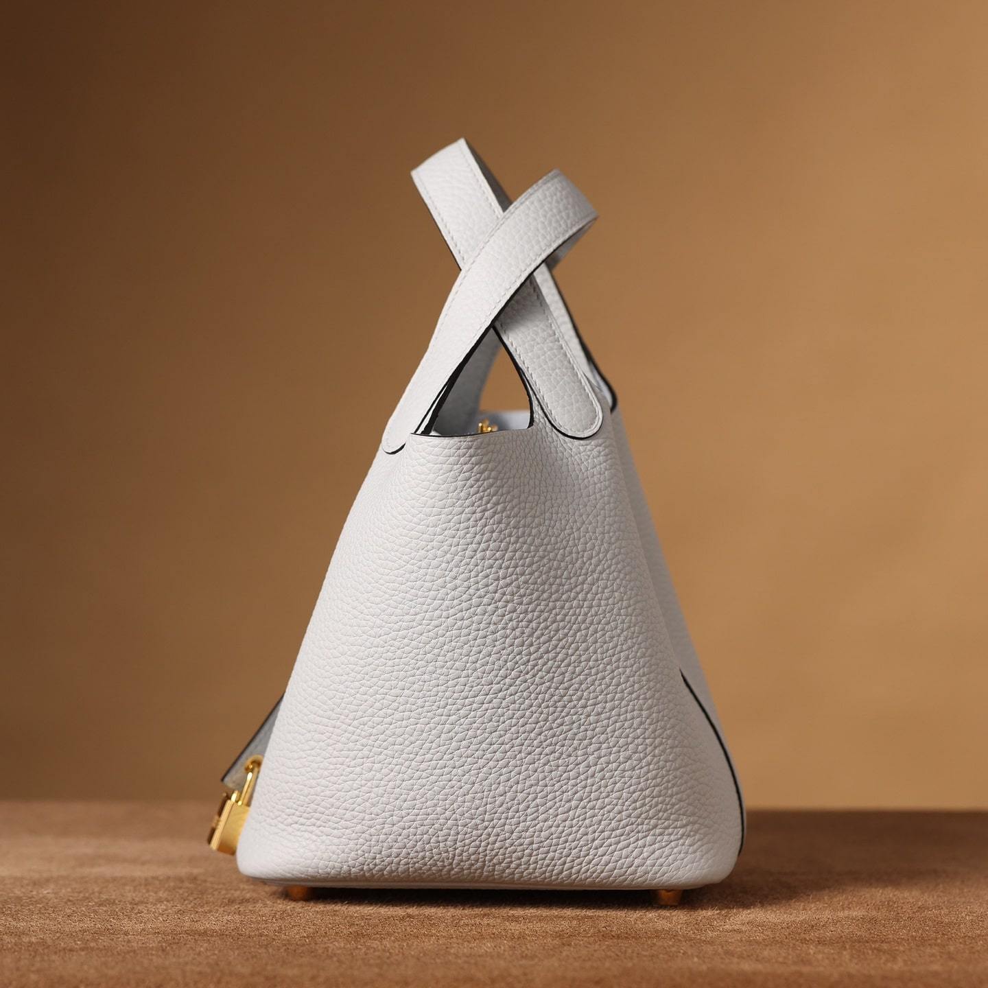 高仿Hermes*PicotinLock18聖杯藍金扣免檢版