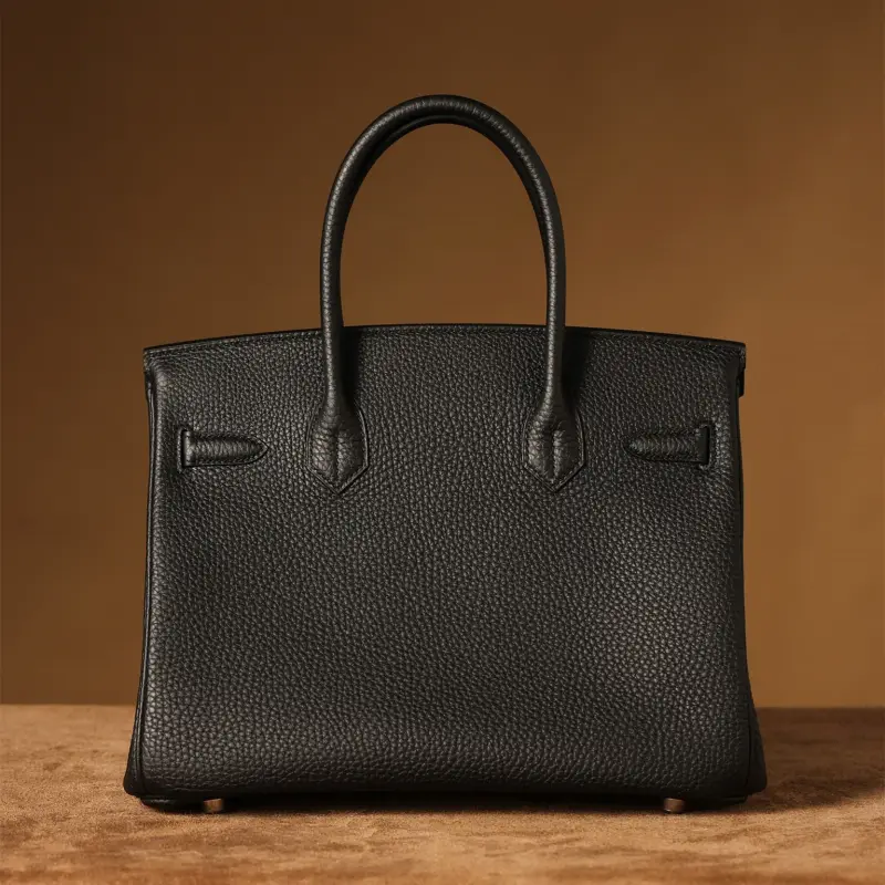 高仿Hermes*Birkin30黑色銀扣免檢版