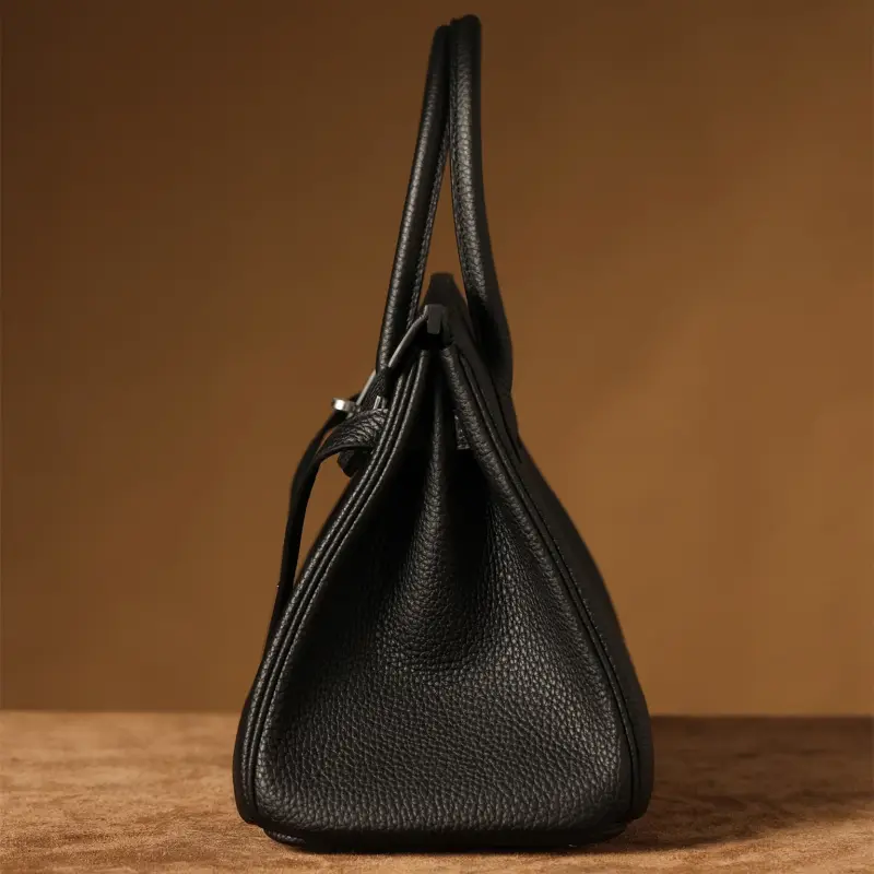高仿Hermes*Birkin30黑色銀扣免檢版