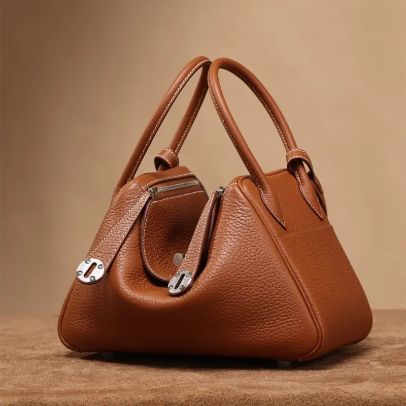高仿Hermes*Lindy26金棕色銀扣免檢版