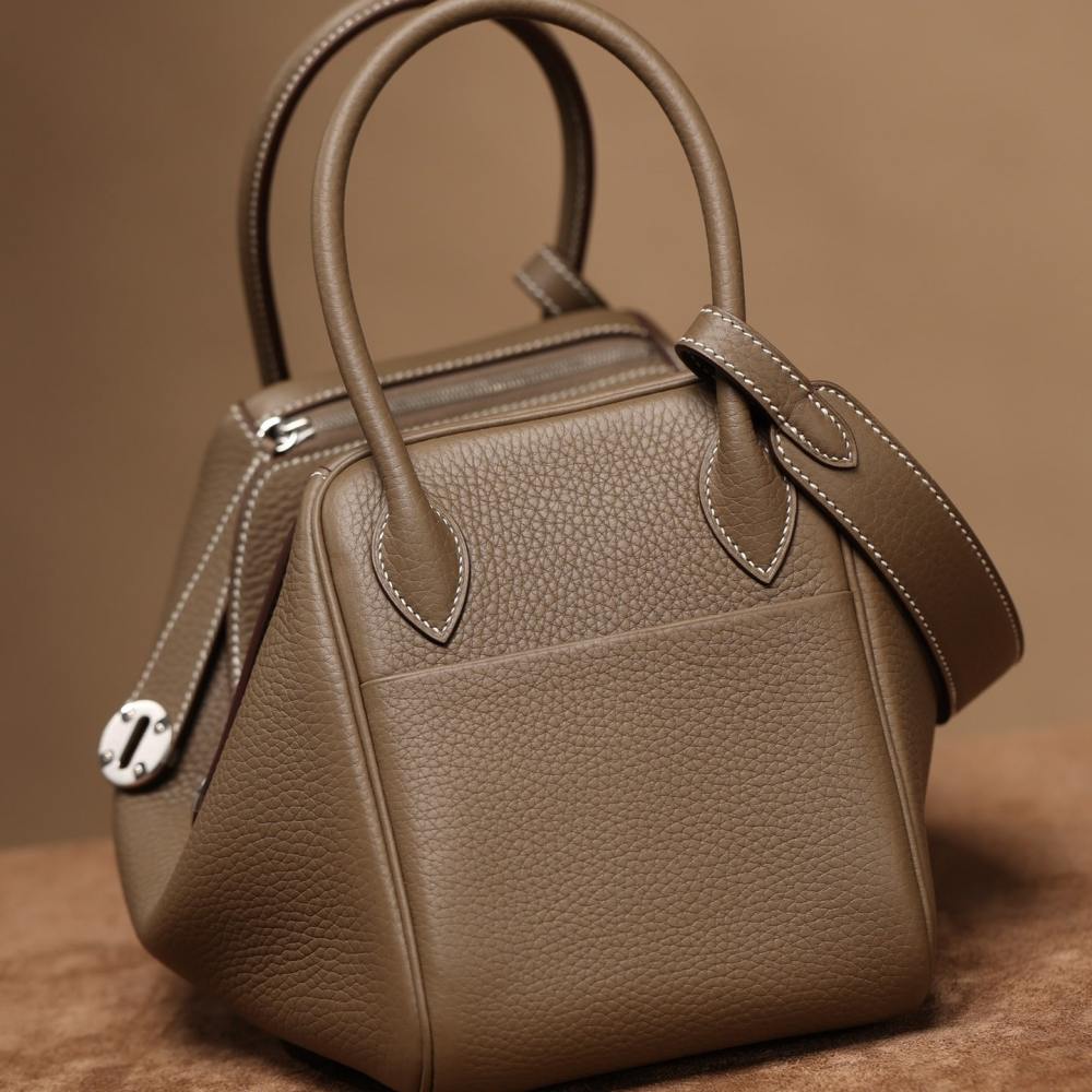 高仿Hermes*Lindy26大象灰銀扣免檢版