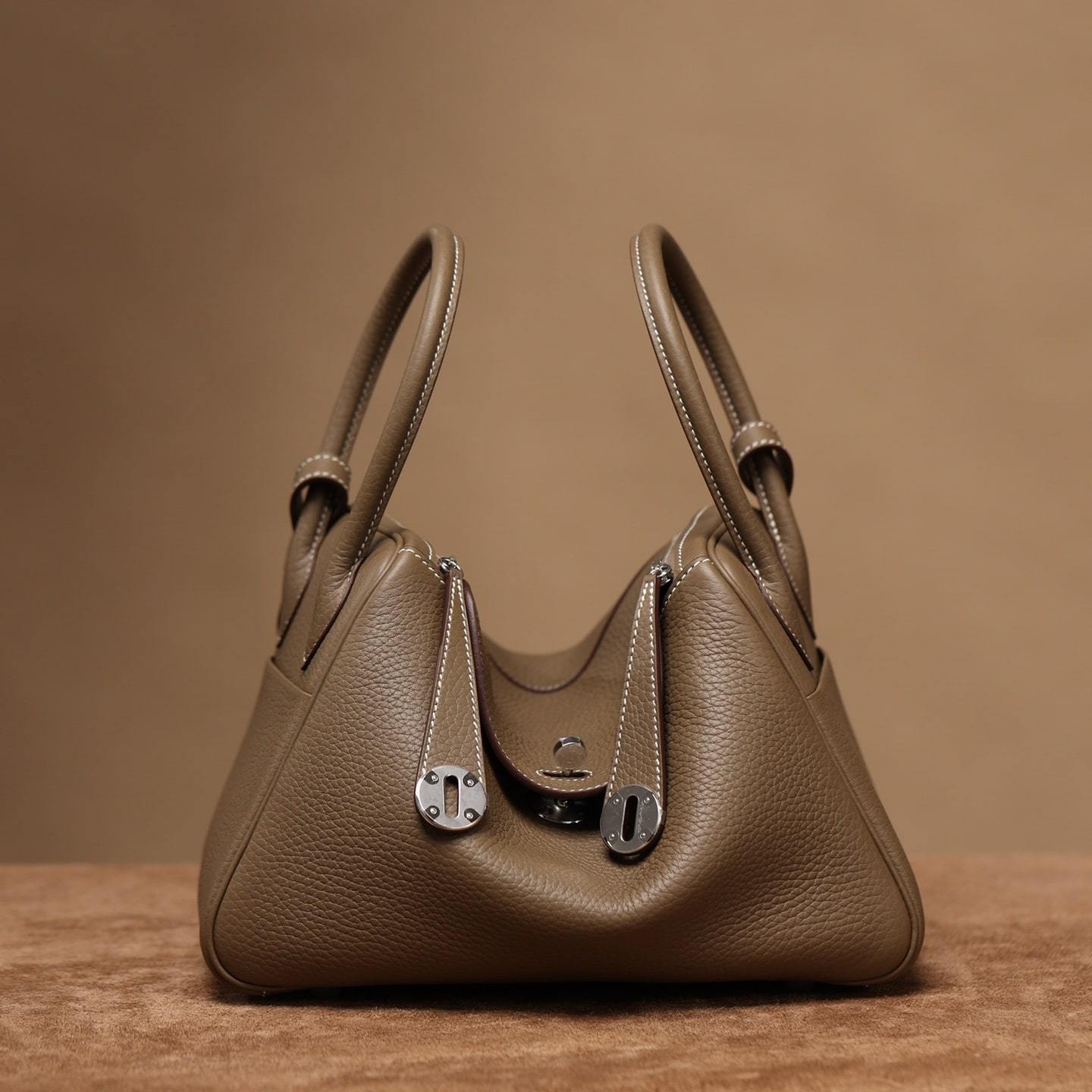 高仿Hermes*Lindy26大象灰銀扣免檢版
