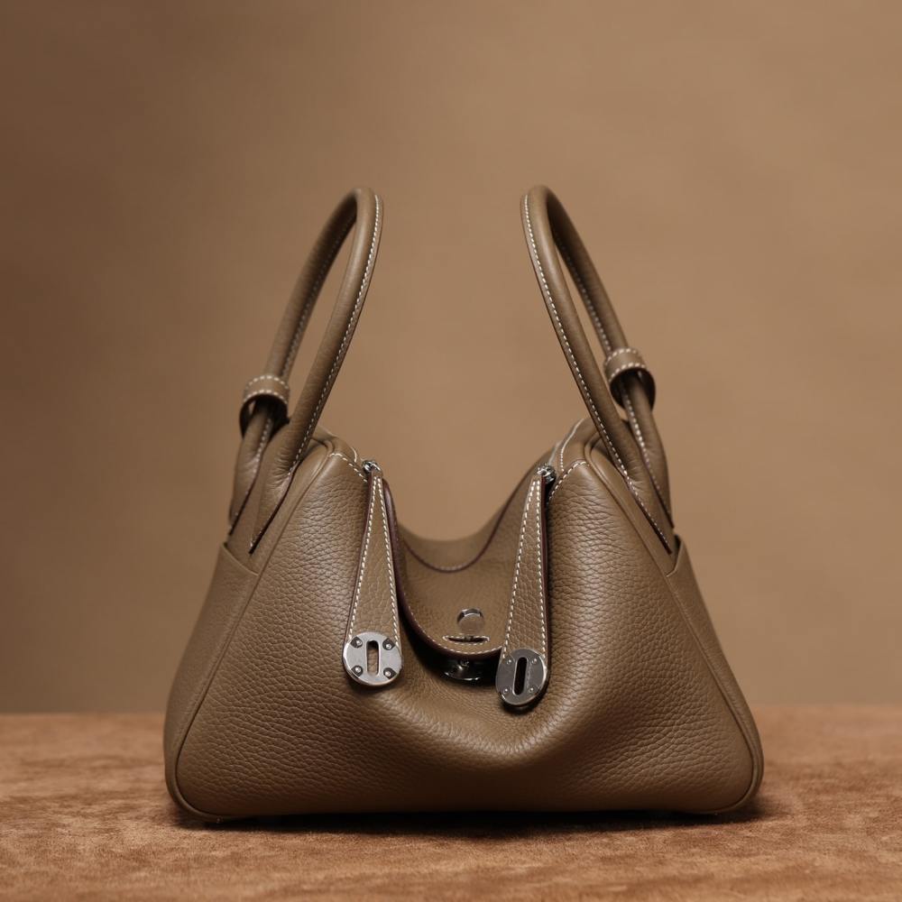 高仿Hermes*Lindy26大象灰銀扣免檢版