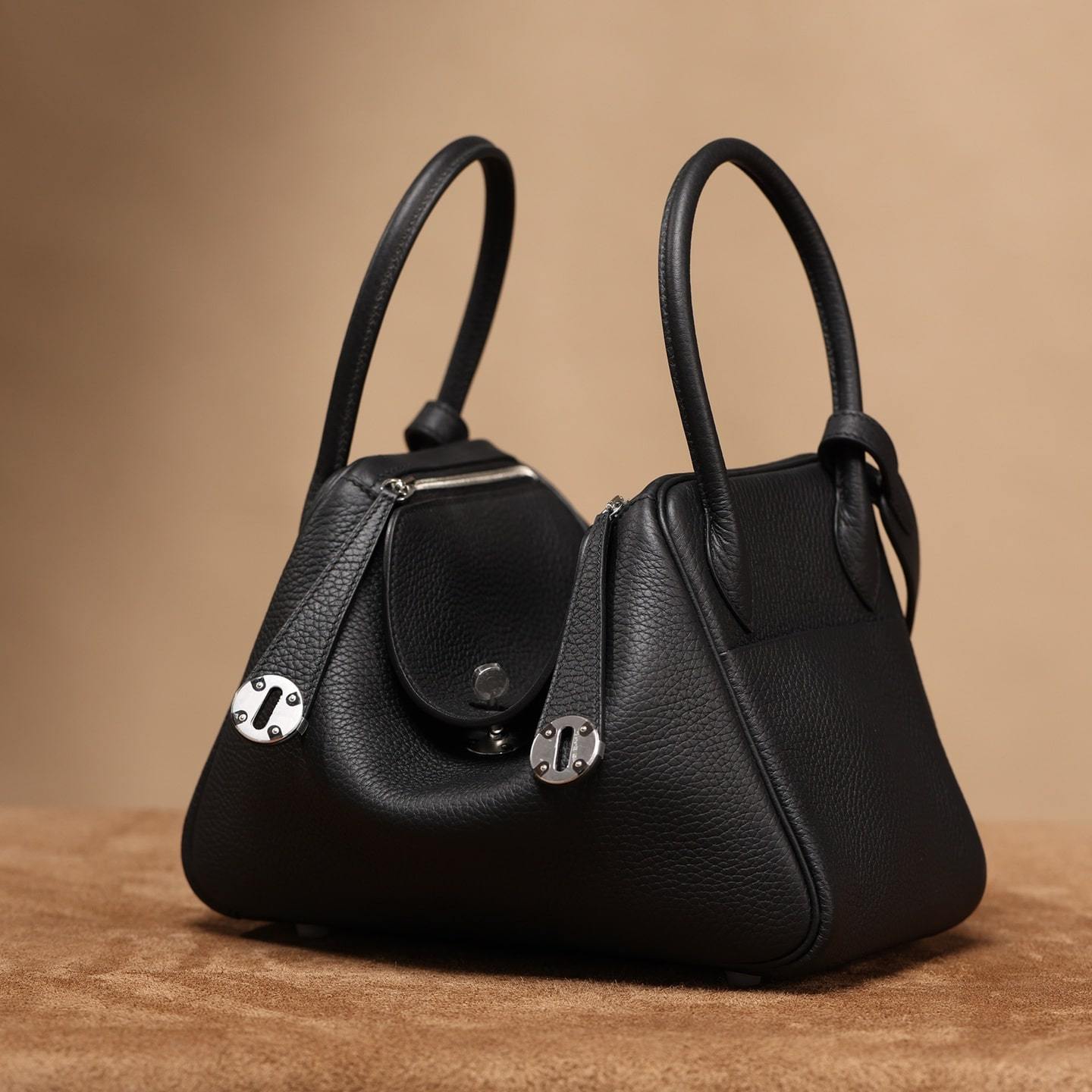 高仿Hermes*Lindy26黑色銀扣免檢版