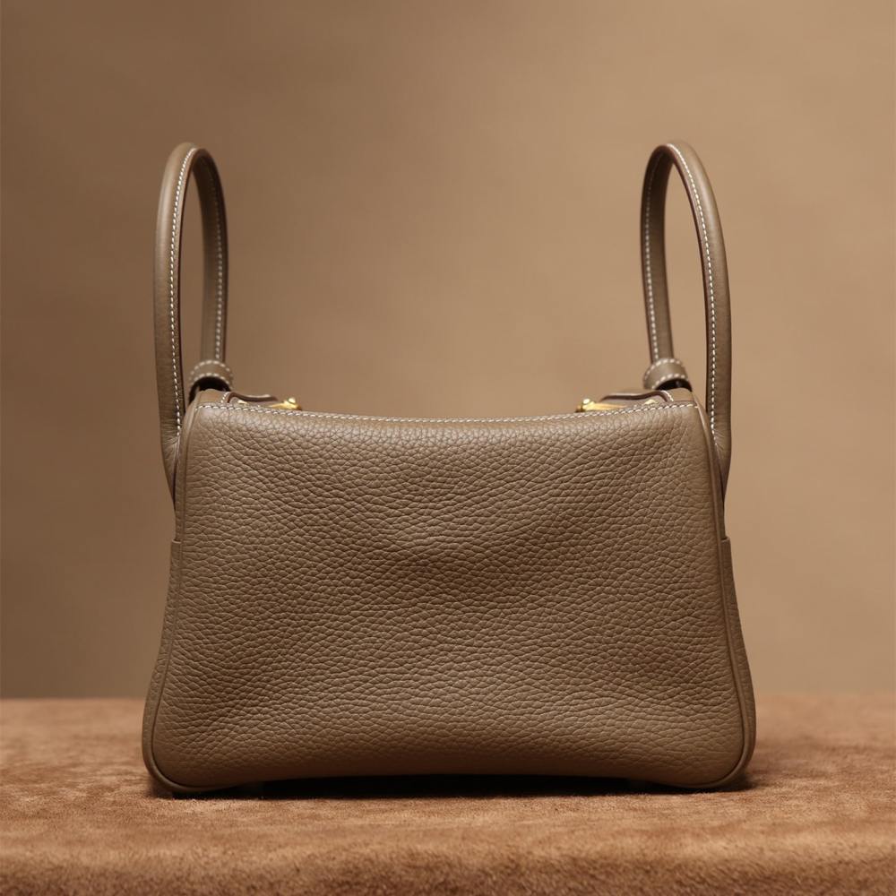 高仿Hermes*Lindy26大象灰金扣免檢版