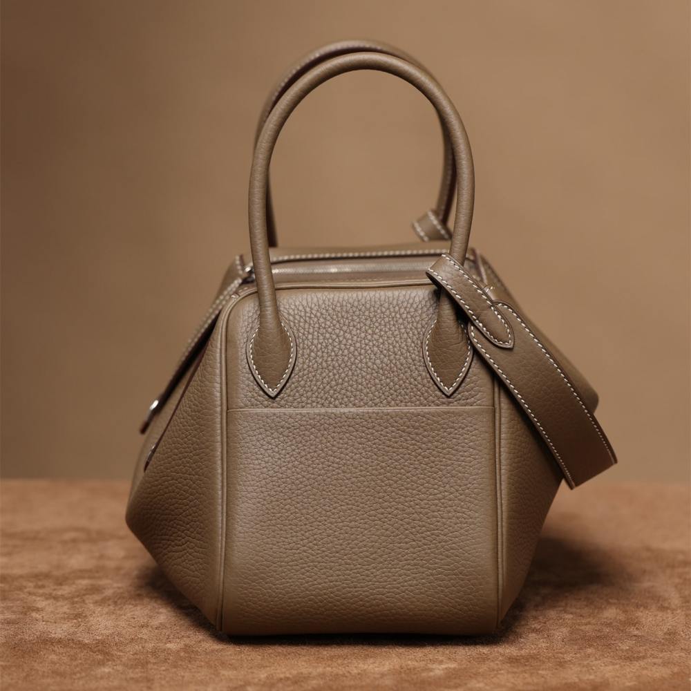 高仿Hermes*Lindy26大象灰銀扣免檢版