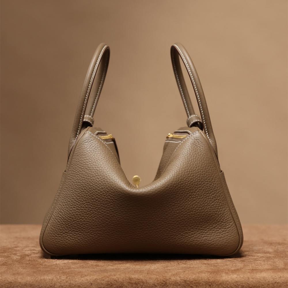 高仿Hermes*Lindy26大象灰金扣免檢版