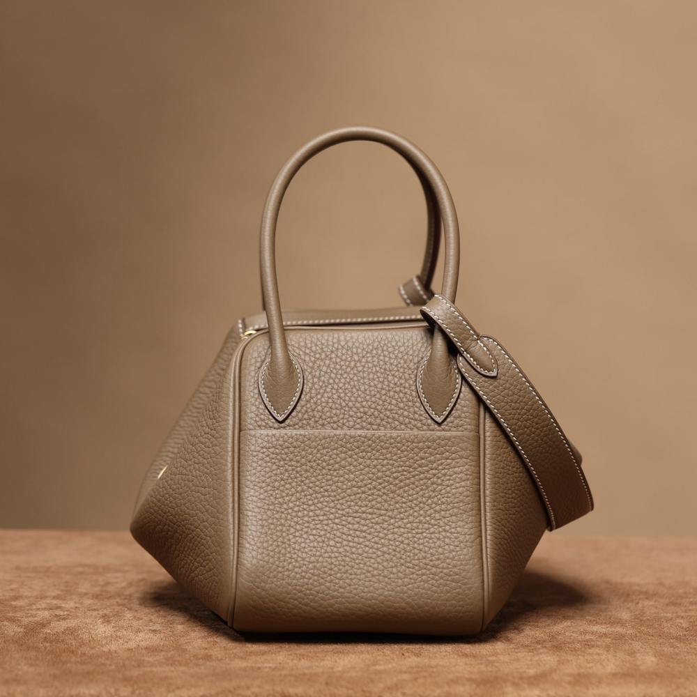 高仿Hermes*Lindy26大象灰金扣免檢版