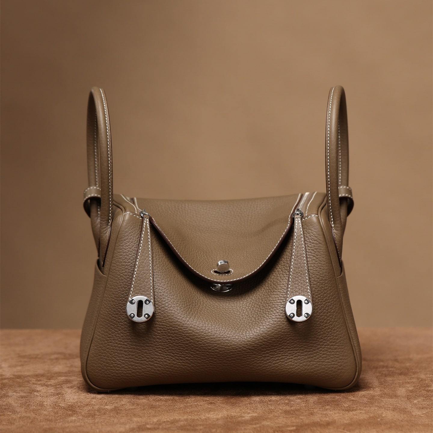 高仿Hermes*Lindy26大象灰銀扣免檢版