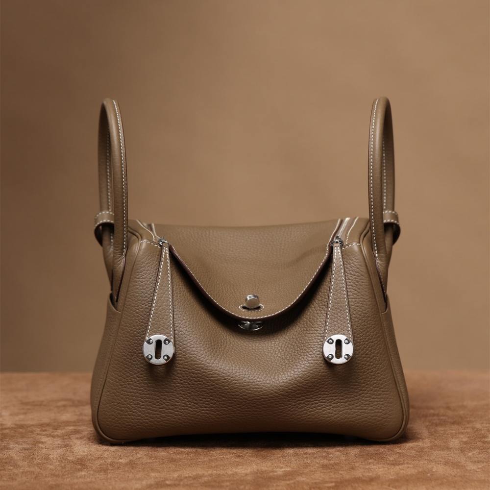 高仿Hermes*Lindy26大象灰銀扣免檢版