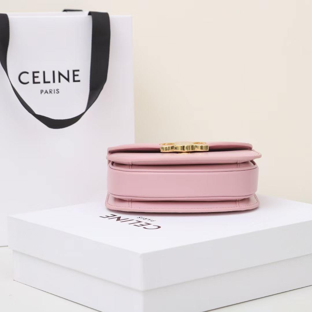 高仿Celine*Triomphe系列10L063粉色免檢版