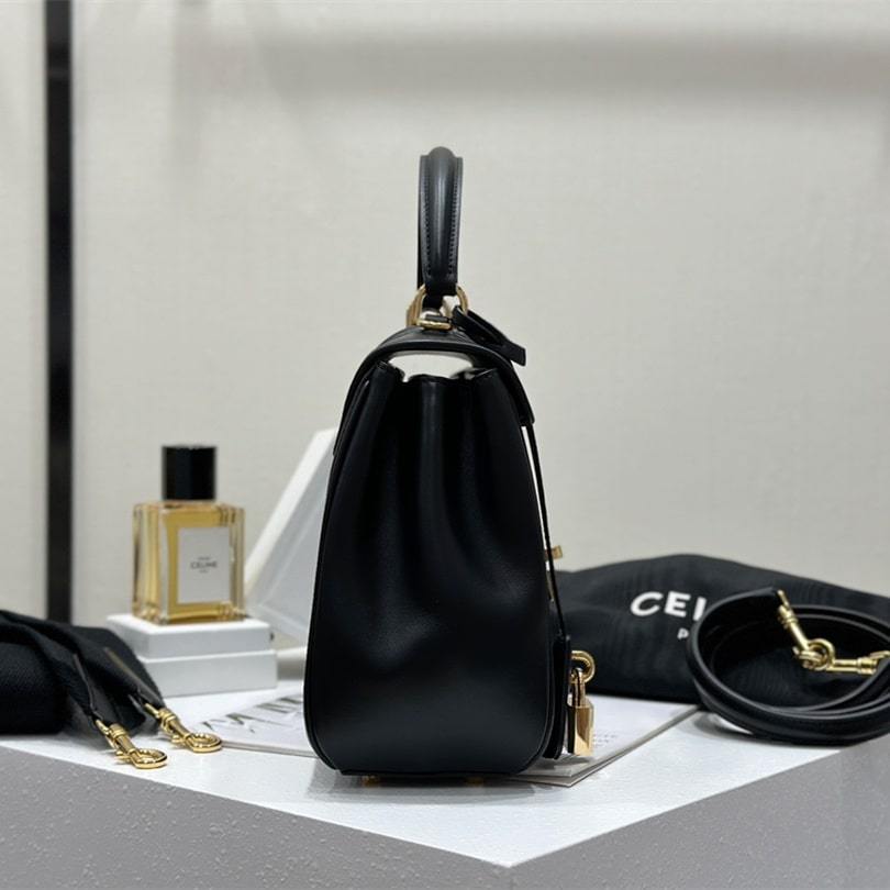 高仿Celine*Cles16系列手袋188003褐色免檢版