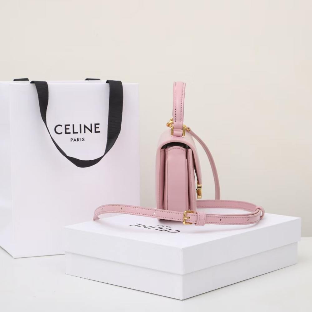 高仿Celine*Triomphe系列10L063粉色免檢版