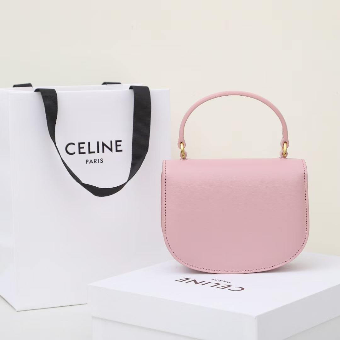 高仿Celine*Triomphe系列10L063粉色免檢版