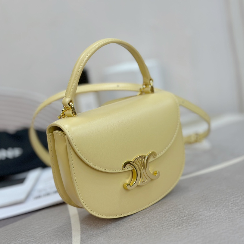 高仿Celine*Triomphe系列10L063白色免檢版