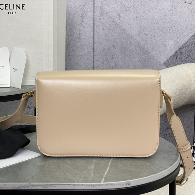 高仿Celine*Triomphe系列手袋187363褐色免檢版