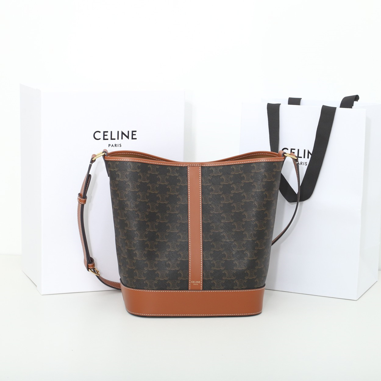 高仿Celine*Triomphe系列單肩包191132印花免檢版