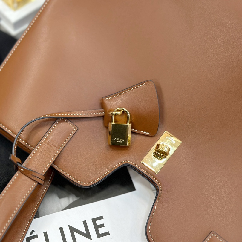 高仿Celine*Cabas16系列購物袋112583棕色免檢版