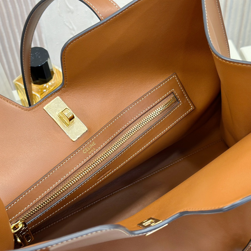 高仿Celine*Cabas16系列購物袋112583棕色免檢版