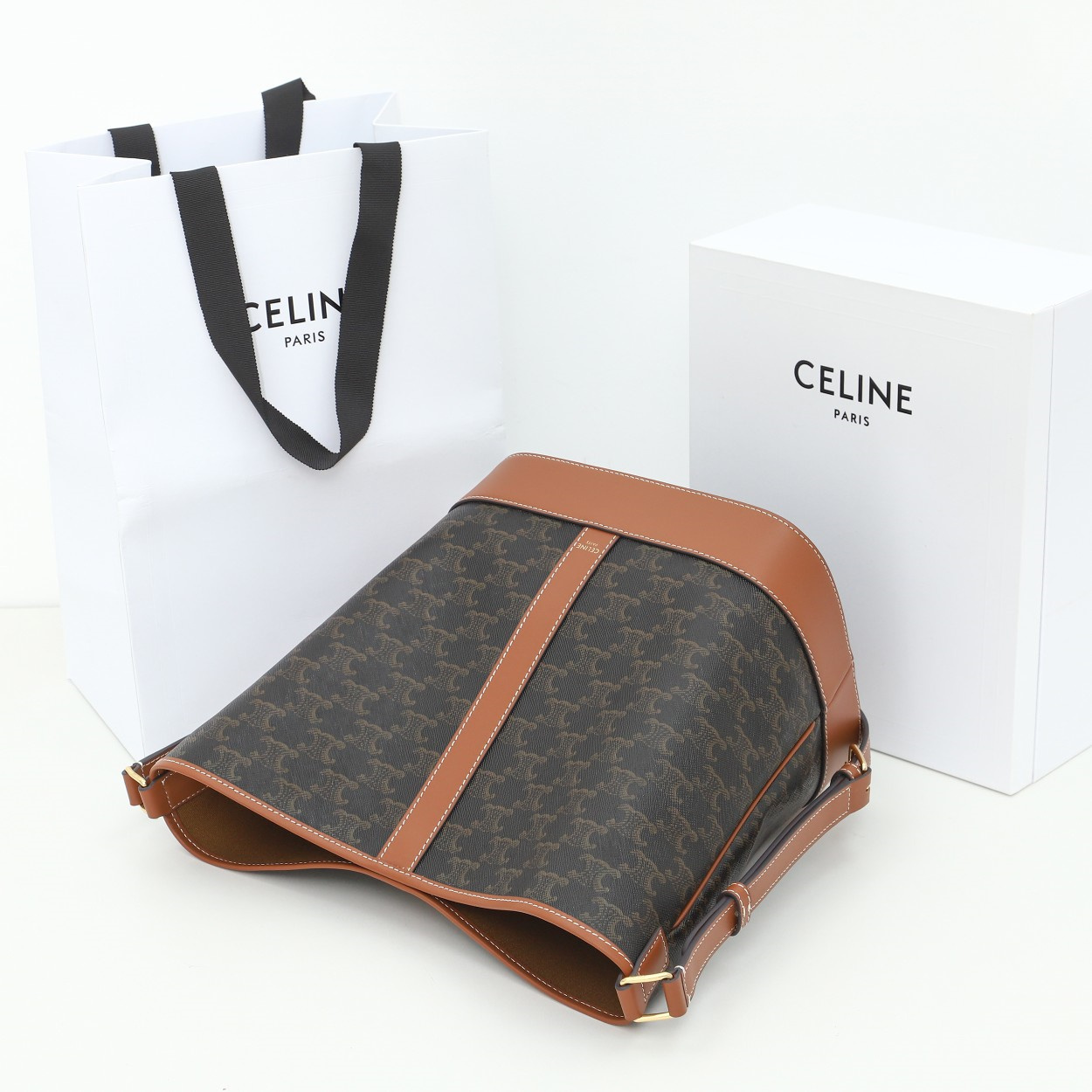 高仿Celine*Triomphe系列單肩包191132印花免檢版