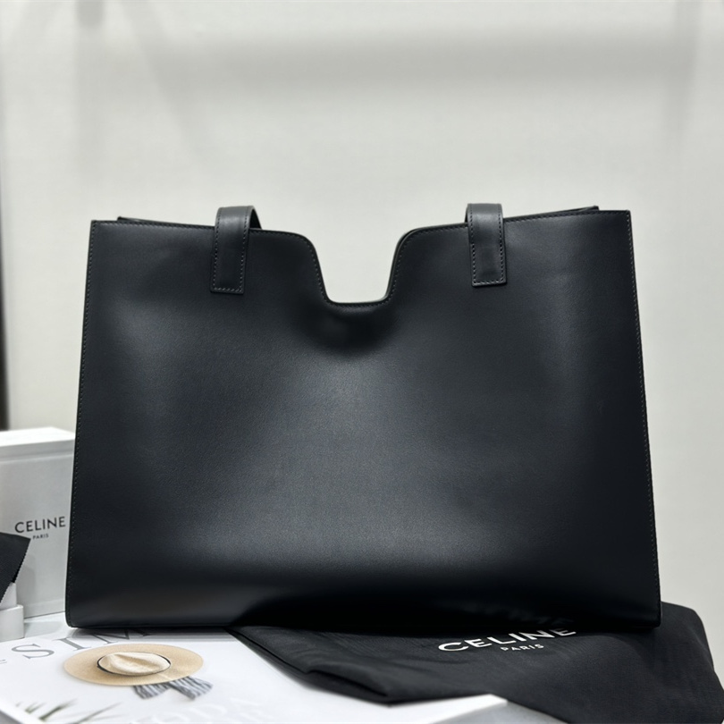 高仿Celine*Cabas16系列購物袋112583黑色免檢版