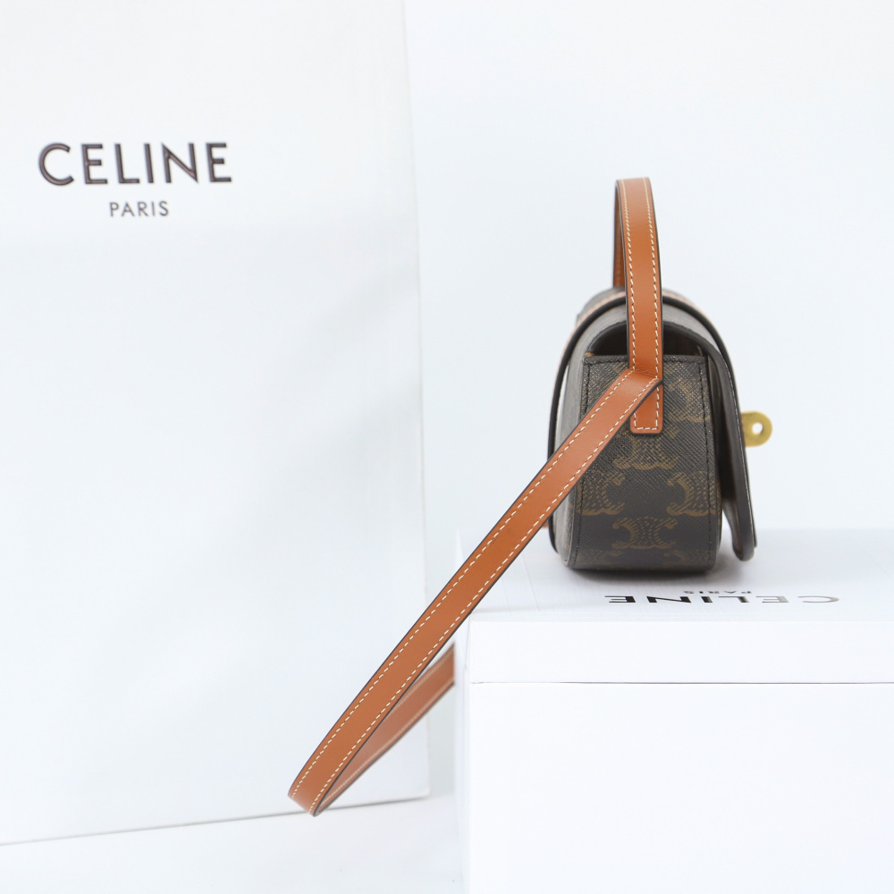 高仿Celine*Tabou系列腋下包10I592印花免檢版