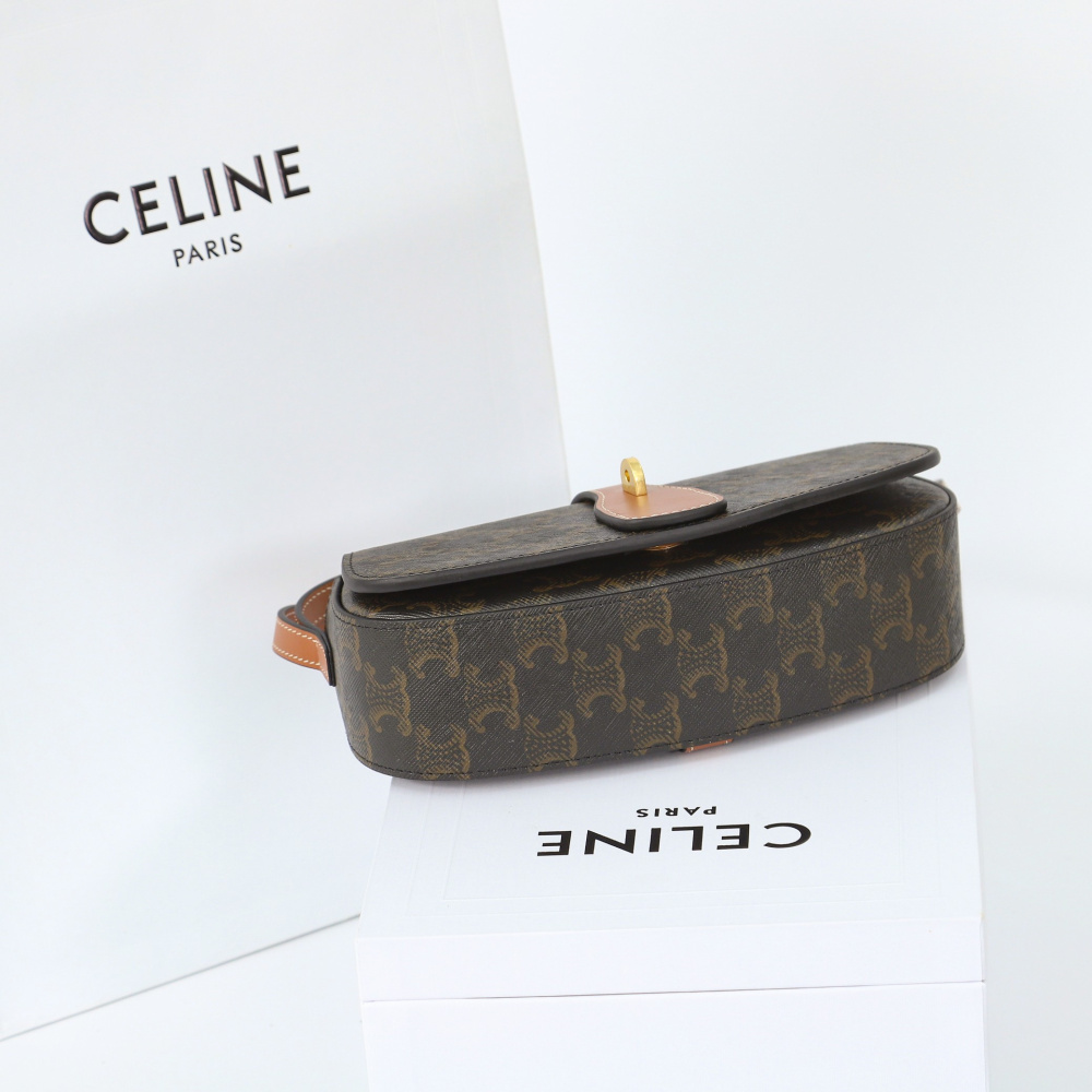 高仿Celine*Tabou系列腋下包10I592印花免檢版