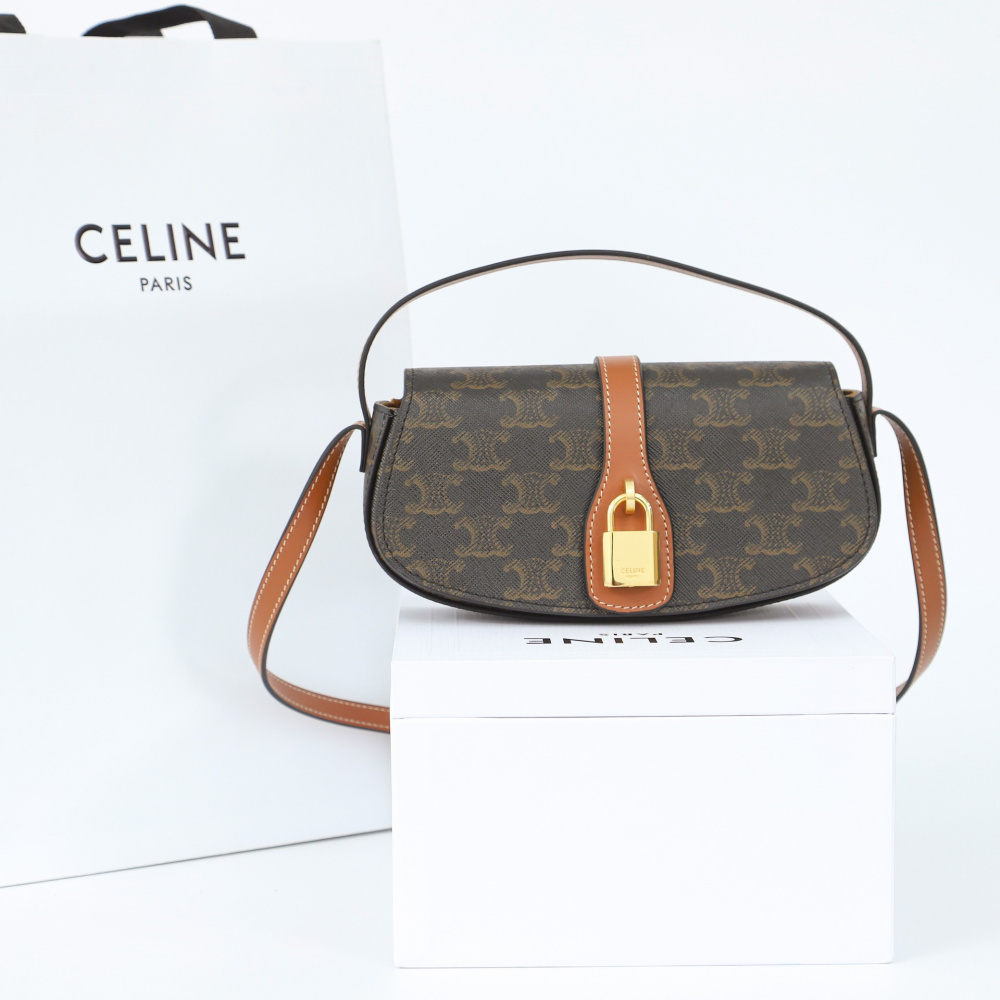 高仿Celine*Tabou系列腋下包10I592印花免檢版