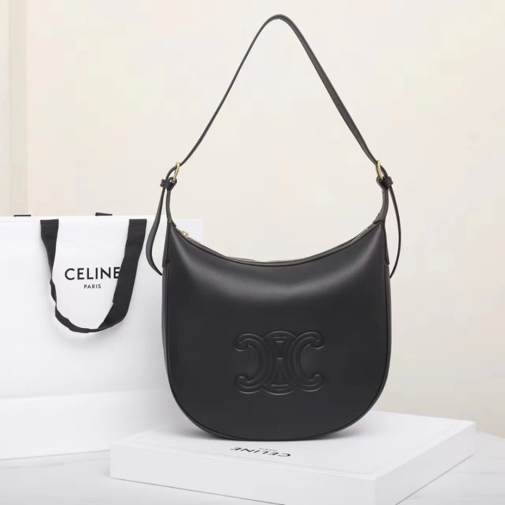 高仿Celine*Heloise系列腋下包114713黑色免檢版
