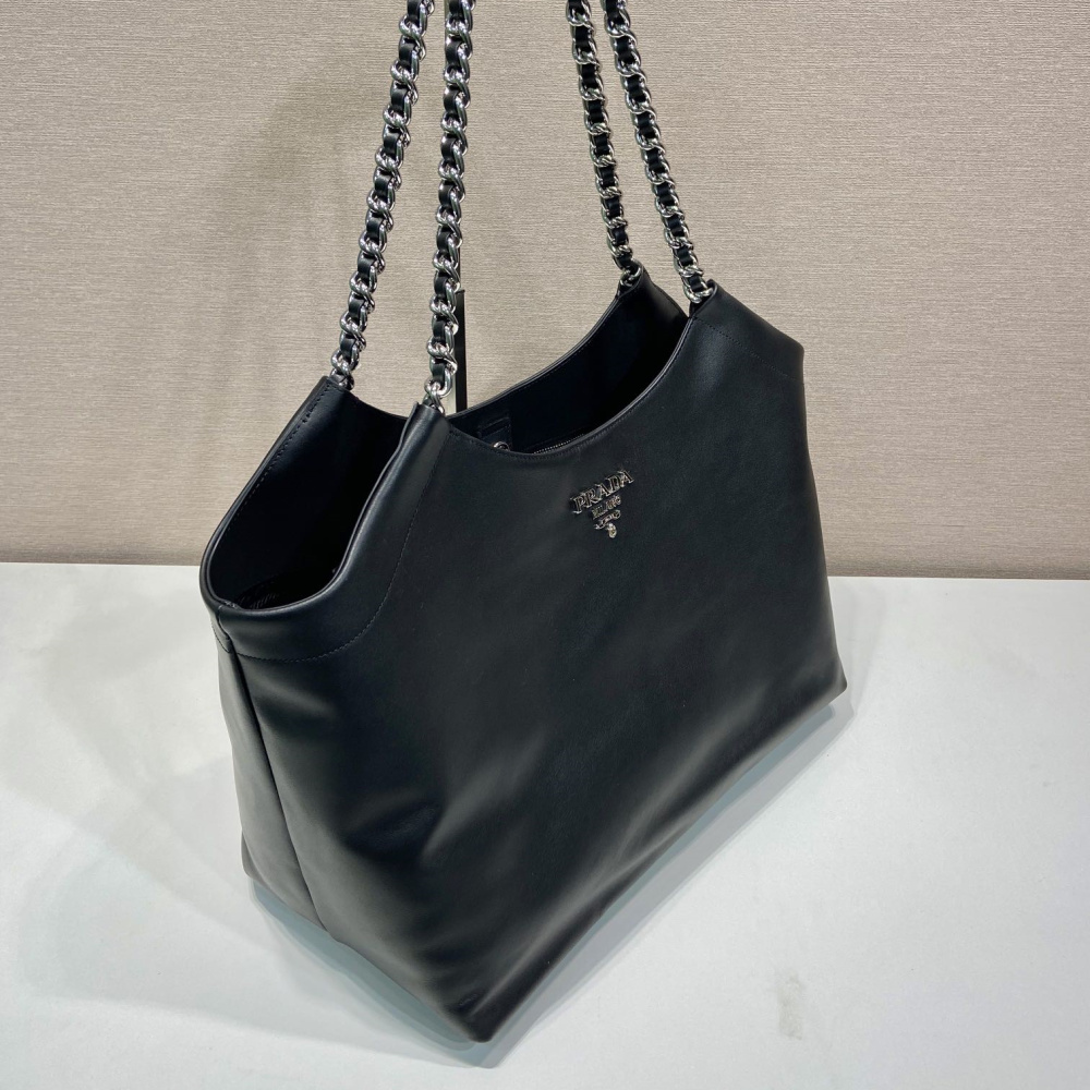 高仿Prada*Tote系列1BA638黑色免檢版