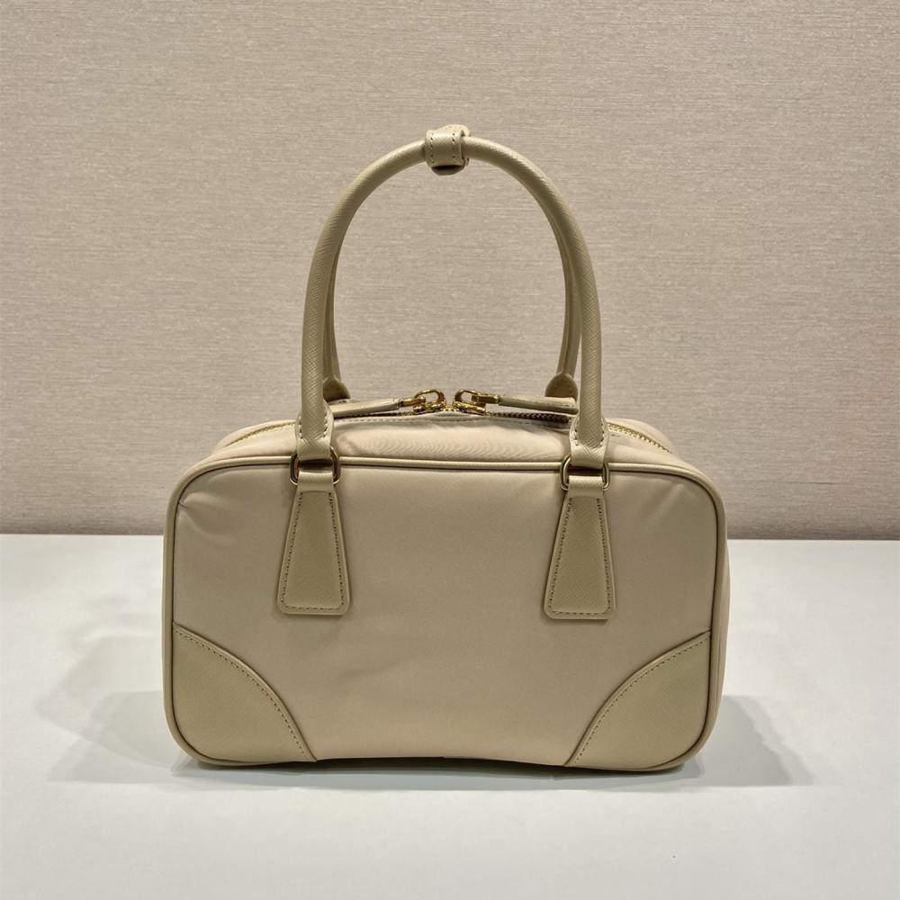 高仿Prada**ReEdition系列手提袋1BB121小號卡其免檢版