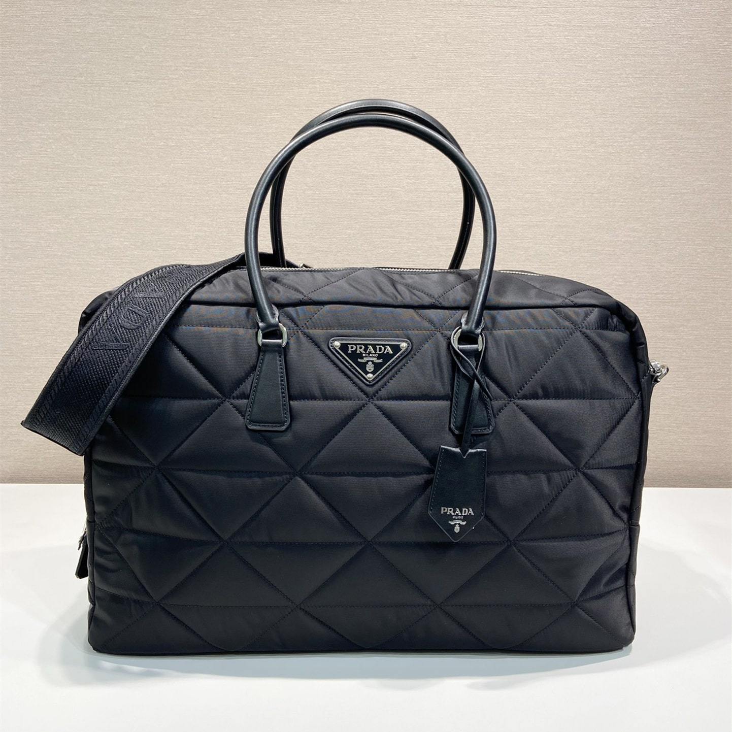 高仿Prada*ReEdition系列旅行袋2VA009黑色免檢版