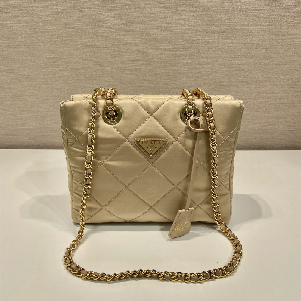 高仿Prada*ReEdition系列中古袋1BG468卡其免檢版