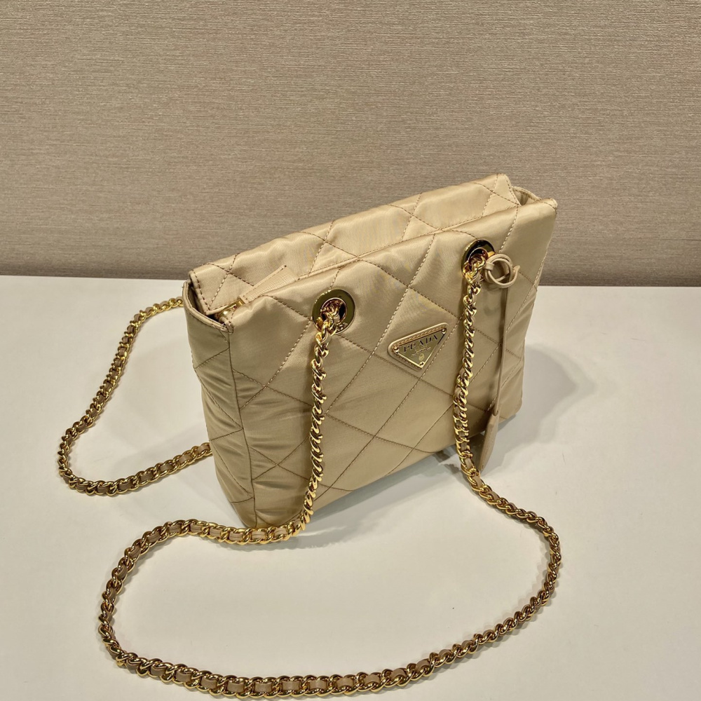 高仿Prada*ReEdition系列中古袋1BG468卡其免檢版