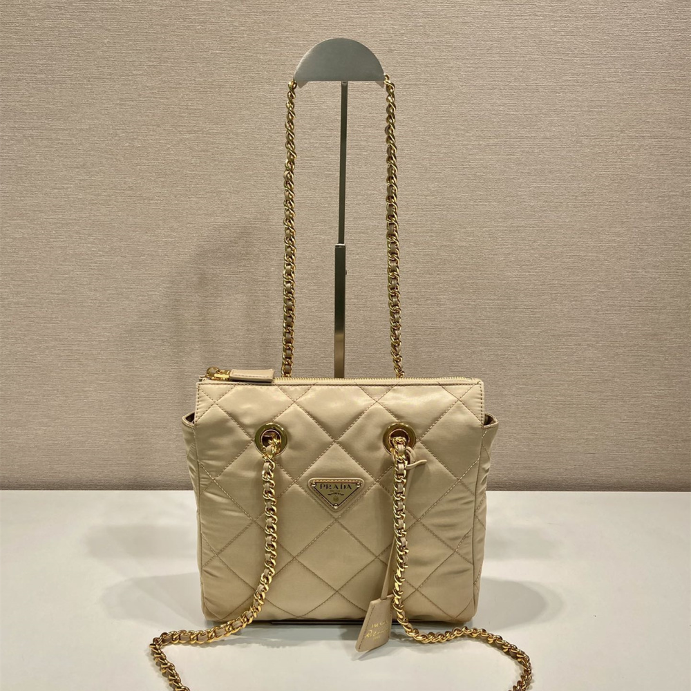 高仿Prada*ReEdition系列中古袋1BG468卡其免檢版