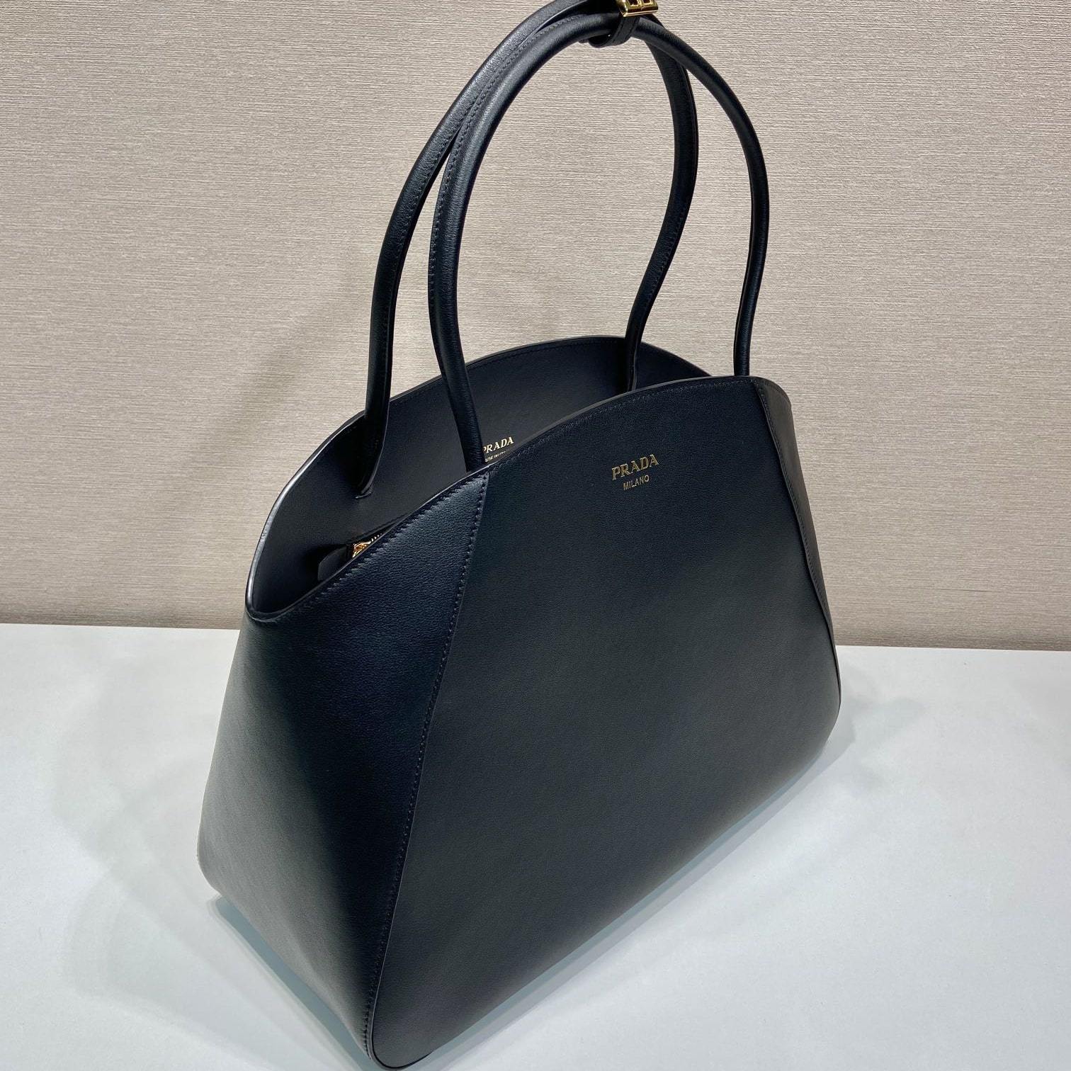 高仿Prada托特包1BG510黑色免檢版