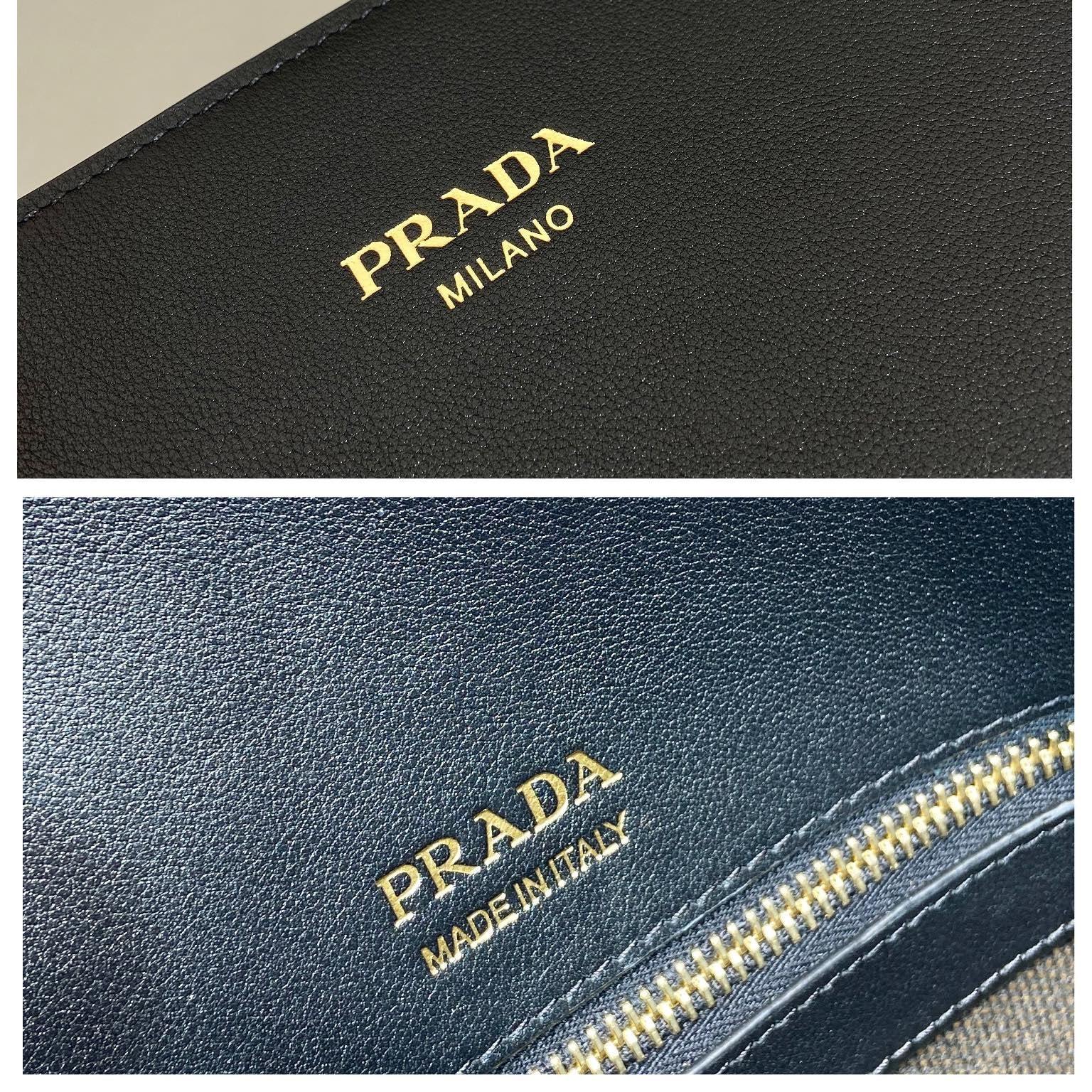 高仿Prada托特包1BG510黑色免檢版