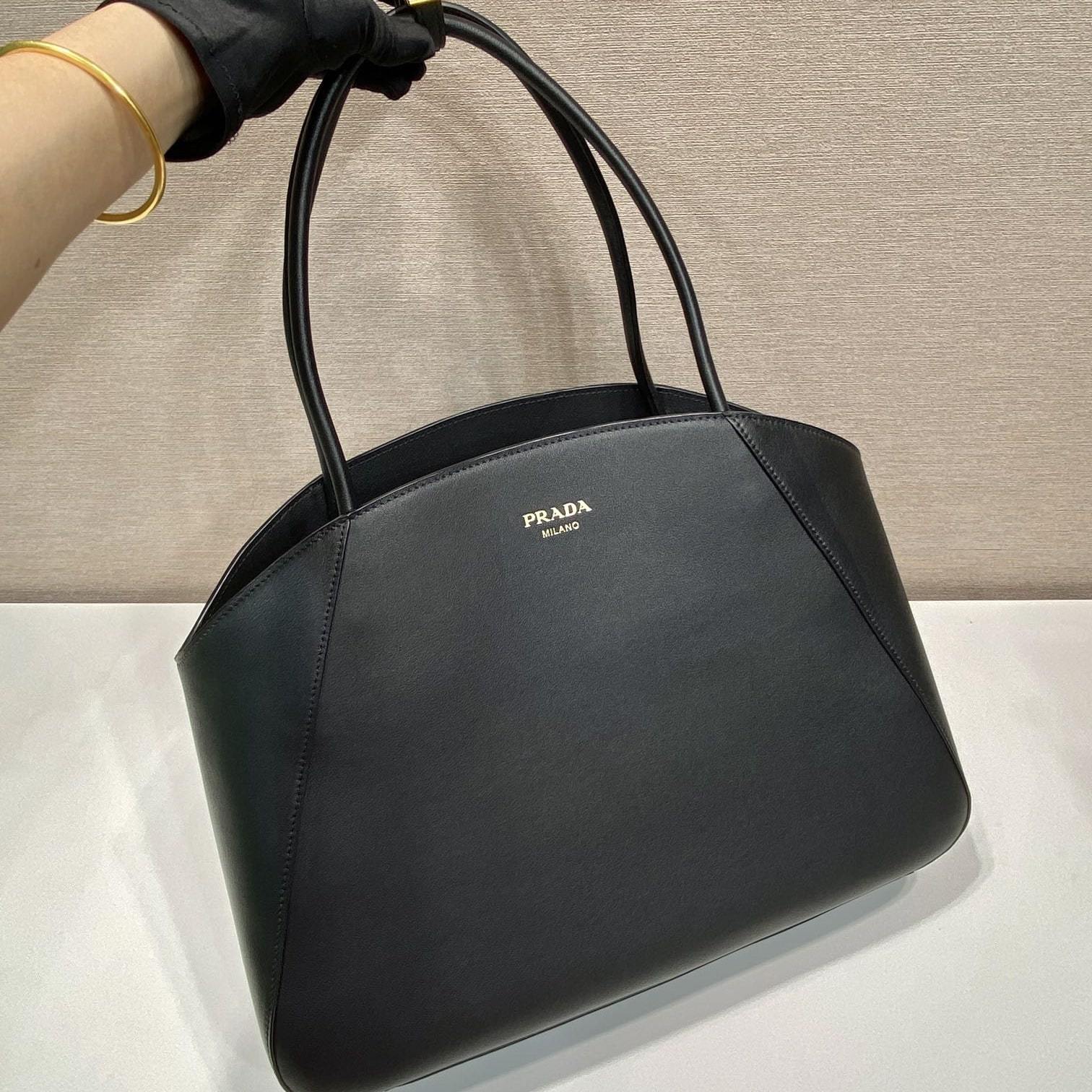 高仿Prada托特包1BG510黑色免檢版