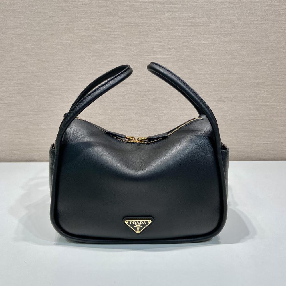 高仿Prada單肩袋1BA451黑色免檢版