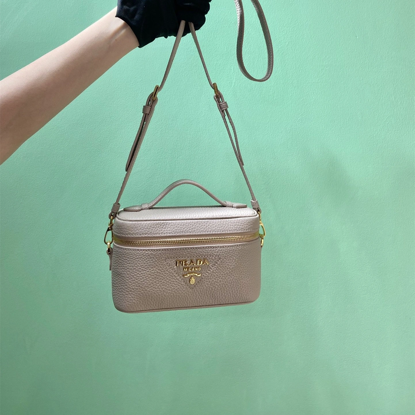 Prada 1BH202 盒子包細節做工實拍
