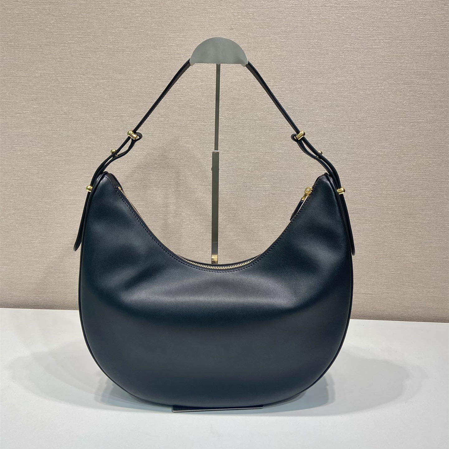 高仿Prada*Moon手袋系列1BC212大號黑色免檢版