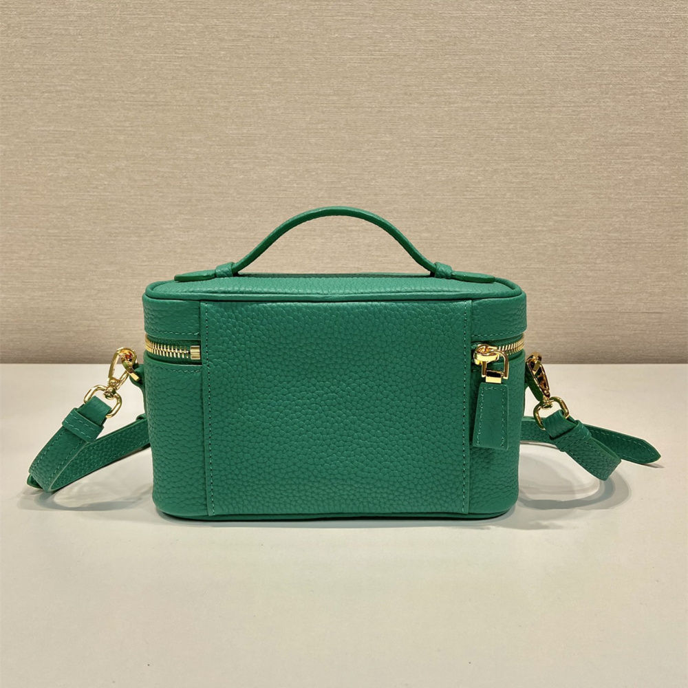 高仿Prada化妝包系列1BH202橄欖綠免檢版