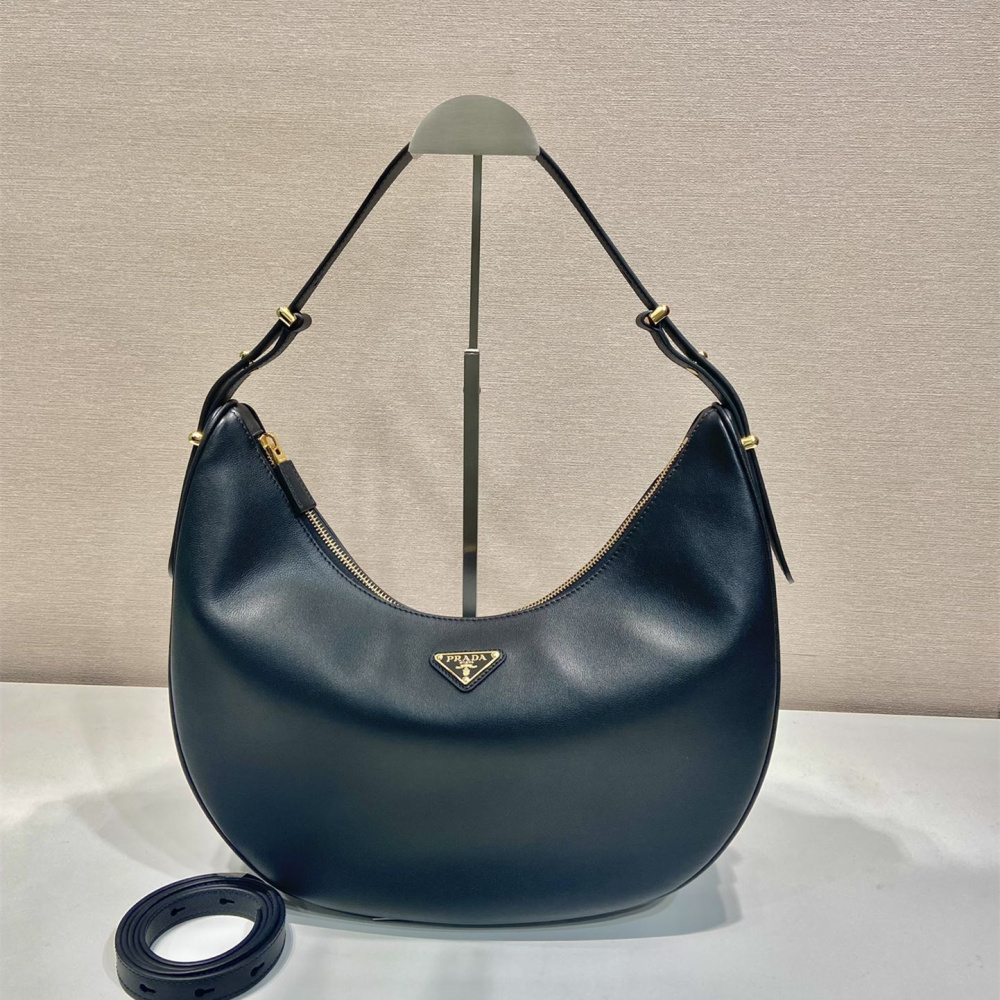 高仿Prada*Moon手袋系列1BC212大號黑色免檢版